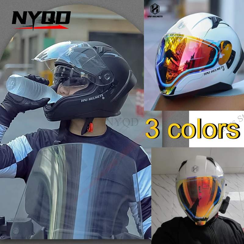 Scooter Helmet Set - DOT Certified Full Face Helmet Flip