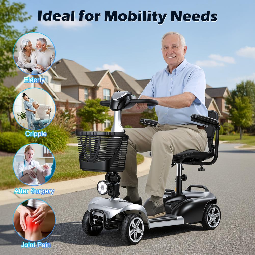 Mobility Scooter with LED Ligh - Electric Scooter Charger 评论和价格