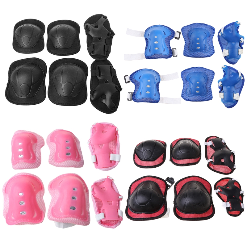 6Pcs Kids Protective Gear Set  - Scooter Helmet Set 评论和价格