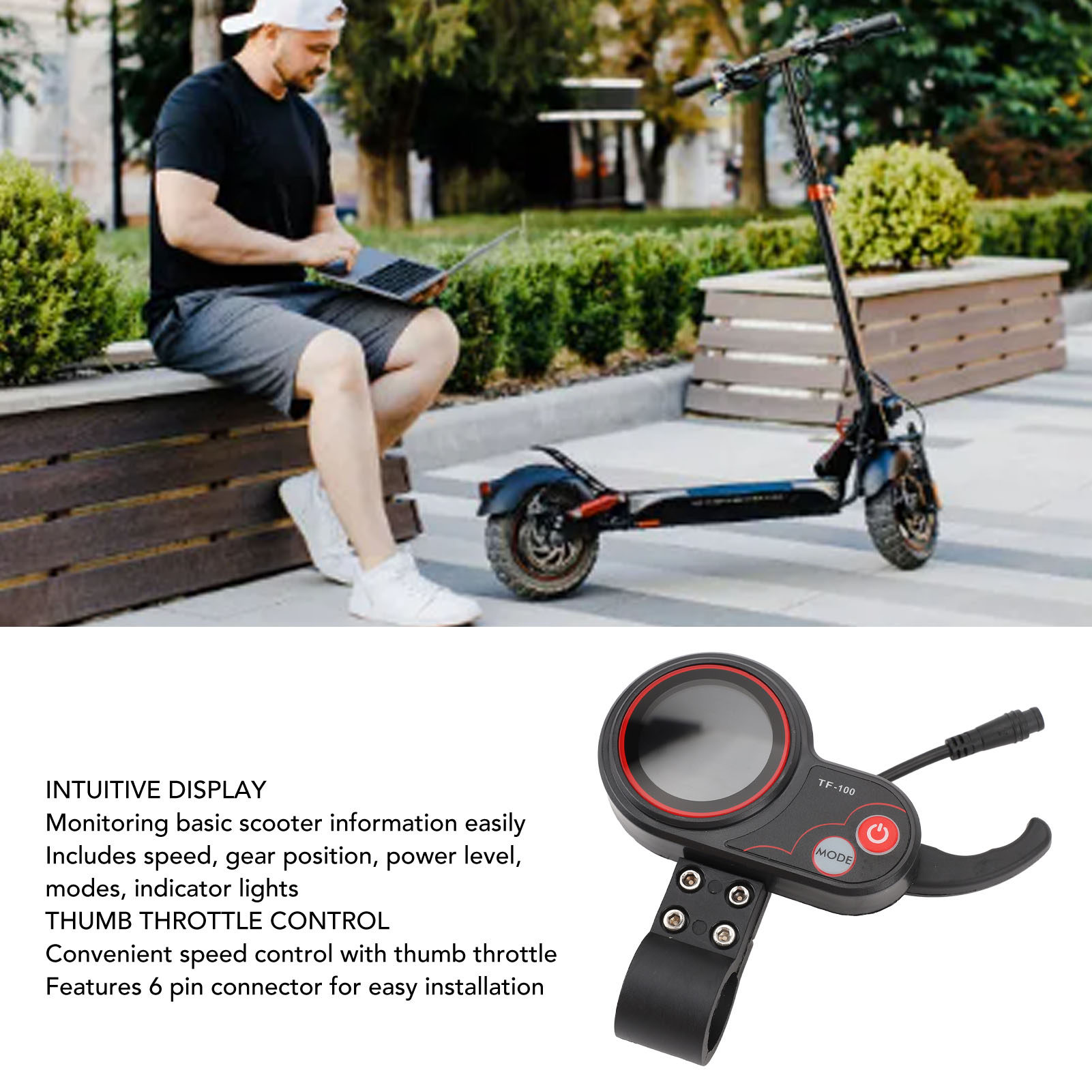 48V TF 100 Electric Scooter LC - Scooter Electric 评论和价格